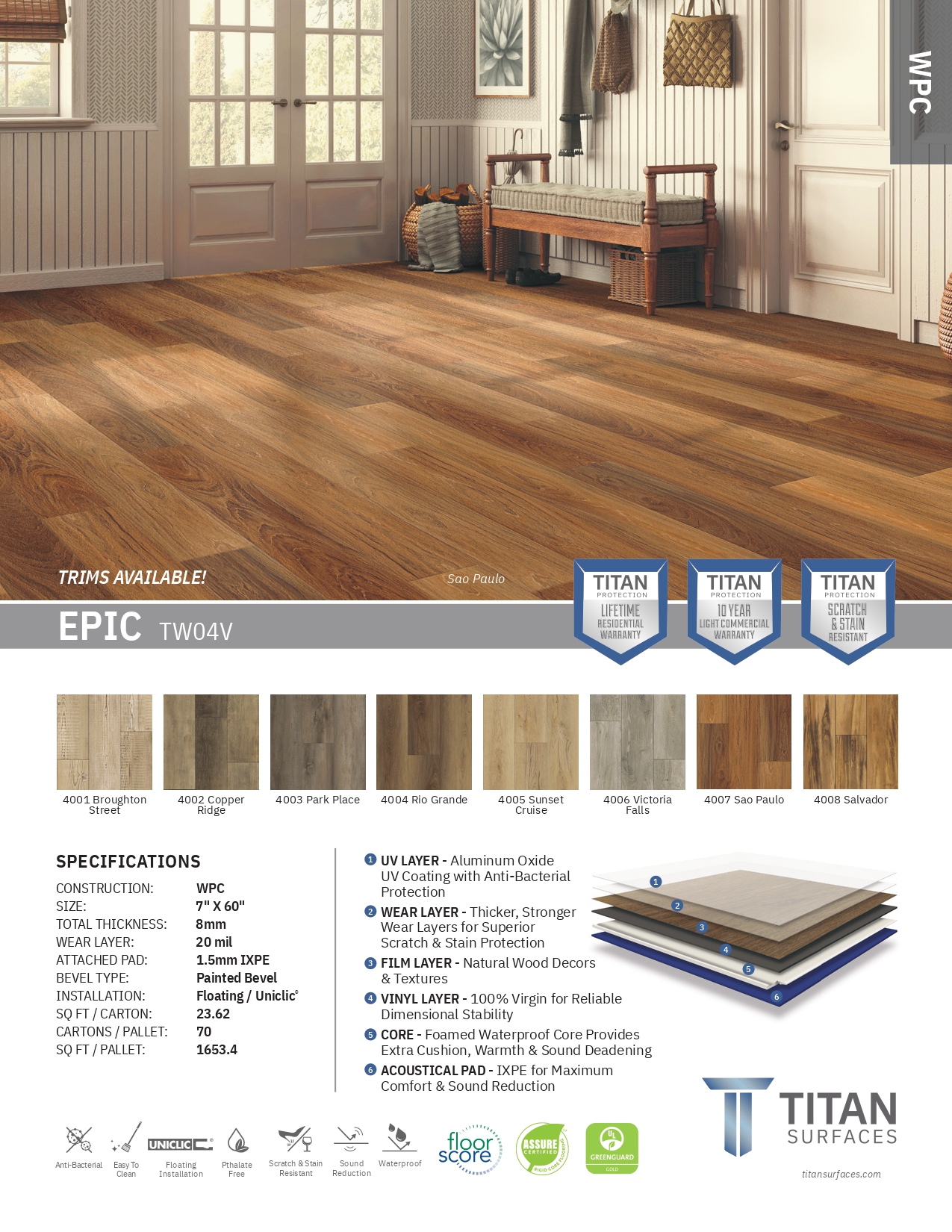 Titan LVT Style Sheet Epic